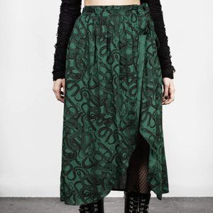 Disturbia Ophidia Wrap Skirt